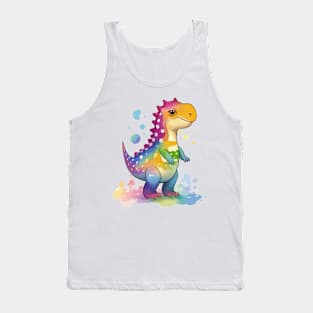 Dinosaur - Colorful Animals Tank Top